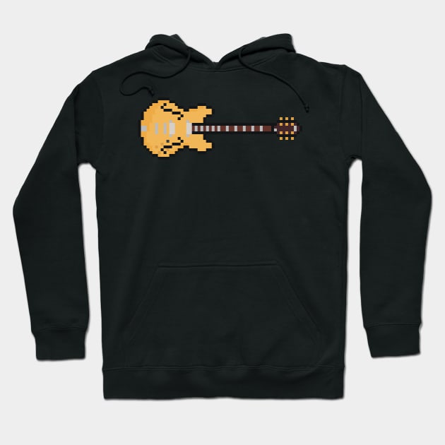 Pixel Casino Guitar Hoodie by gkillerb